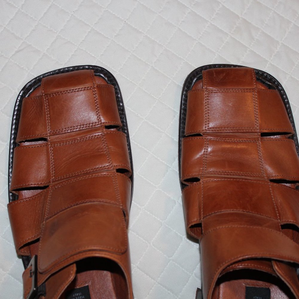 Kenneth Cole Men's Leather Sandals - Picture 5 of 11